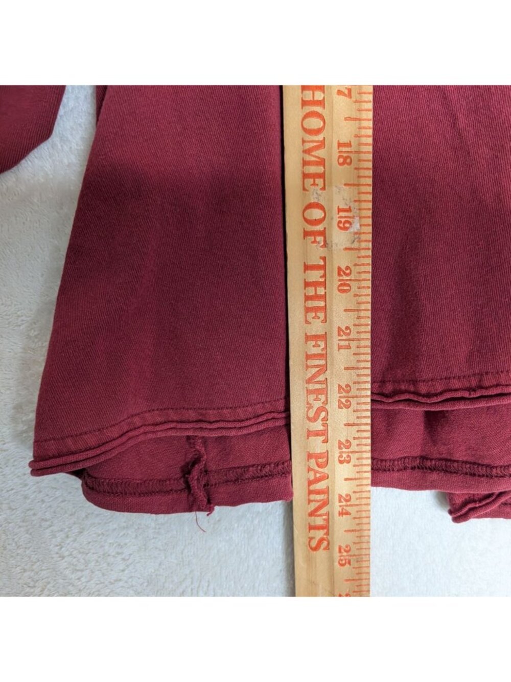 We The Free Womens Scoop Neck Long Sleeve Swing Top Maroon XL NWOT Cotton - Picture 10 of 13
